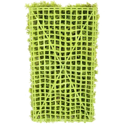 Plaque de mousse ISLANDE artificielle 25 cm x 50 cm 3 tons - détails - dos