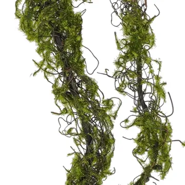 BRANCHE avec MOUSSE artificielle 85 cm - brins détails