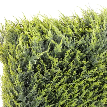 HAIE artificielle CYPRES JUNIPERUS  STRUCTURE METAL de 65 à 180 cm - détails brin