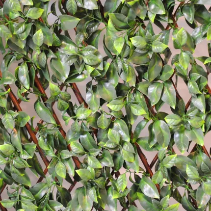 Palissade charme artificiel 2 m x 1 m modulable - feuillage