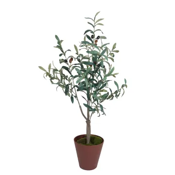 OLIVIER artificiel 90 cm dans un pot