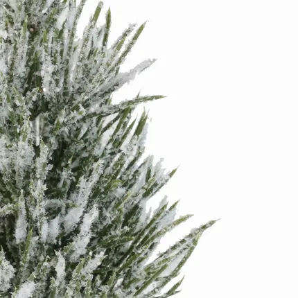 SAPIN artificiel avec neige 22 cm en pot épines