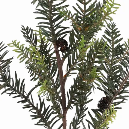 Branches De Pin Artificielles Enneigées – Lot De 15 – 28 Cm – Pour Décorations Noël, Couronnes, Bricolage – Réutilisables