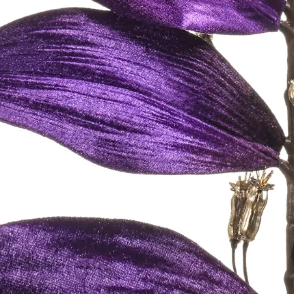 branche de SCEAU DE SALOMON artificielle 75 cm violet - détail