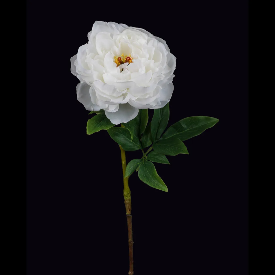 PIVOINE artificielle blanche 56 cm