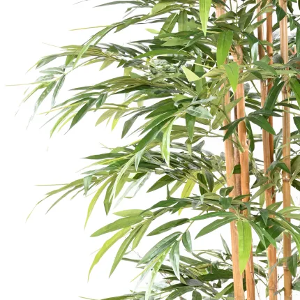 BAMBOU artificiel vert 2 tons b 140 à 200 cm - feuillage