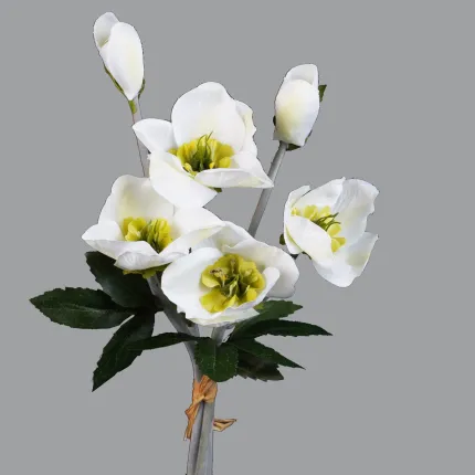 Hellebore artificielle en botte 39 cm