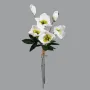 Hellebore artificielle en botte 39 cm - en tige