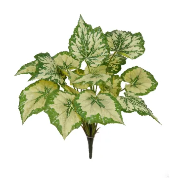 BEGONIA ANGEL artificiel vert/crème 40 cm