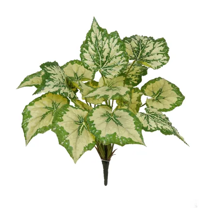 BEGONIA ANGEL artificiel vert/crème 40 cm