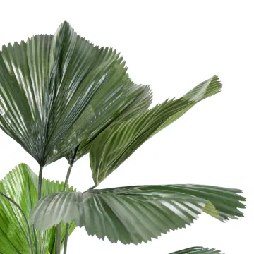 LICUALA GRANDIS artificiel  120 cm - feuilles détails