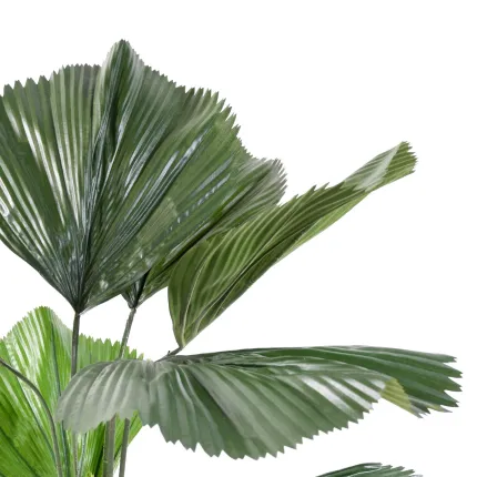 LICUALA GRANDIS artificiel  120 cm - feuilles détails