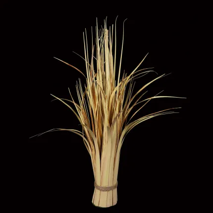 FAGOT roseau des sables artificielle 62 cm aspect sec fond noir