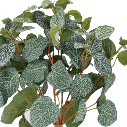 plante FITTONIA artificiel 40 cm - détails feuilles