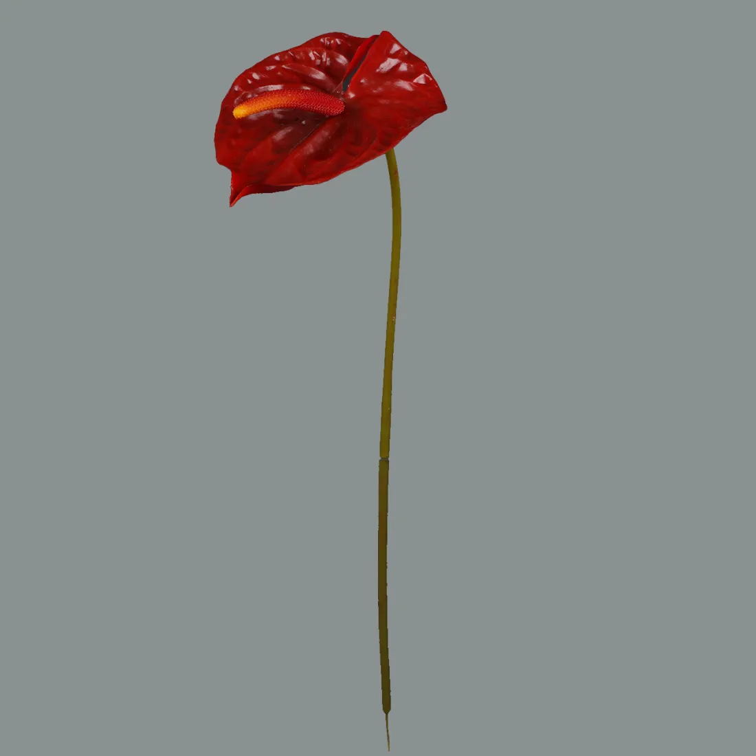 ANTHURIUM artificiel rouge 69 cm