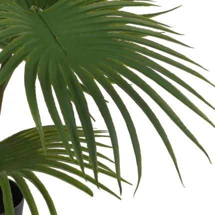 PALMIER artificiel éventail baby 35 cm en pot - feuillage