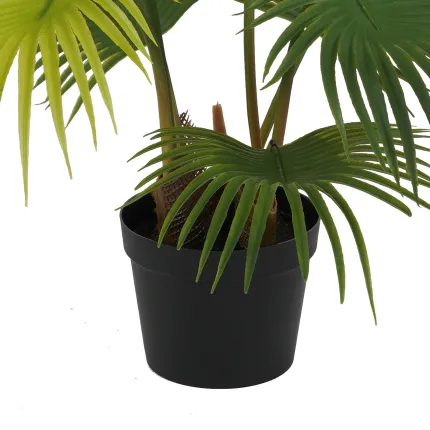 PALMIER artificiel éventail baby 35 cm en pot - pot