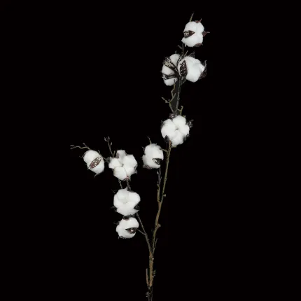 Fleurs de coton artificielles 96 cm