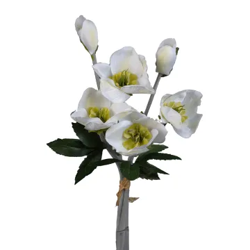Hellebore artificielle en botte 39 cm