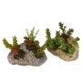 SUCCULENTES artificielles sur rocaille 16 cm