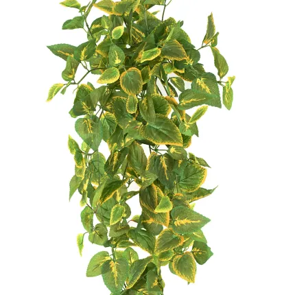 COLEUS artificiel 70 cm vert - détails