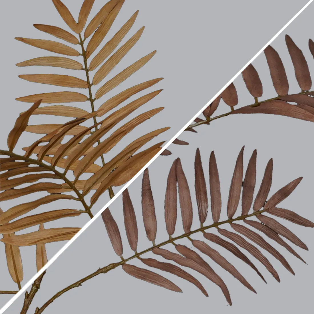 tige de PARLOUR artificielle 120 cm marron et marron clair