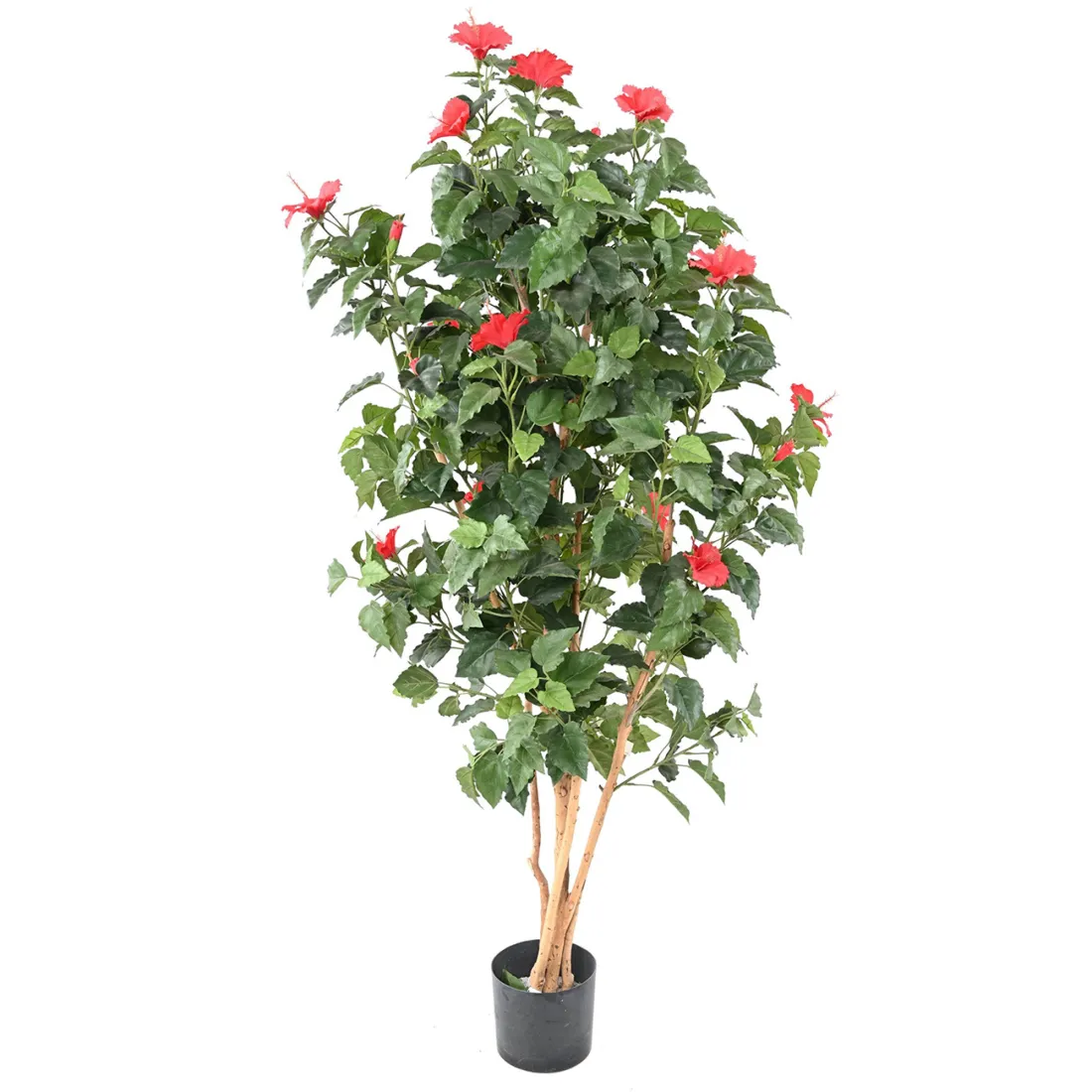 HIBISCUS artificiel 110 et 150 cm rouge