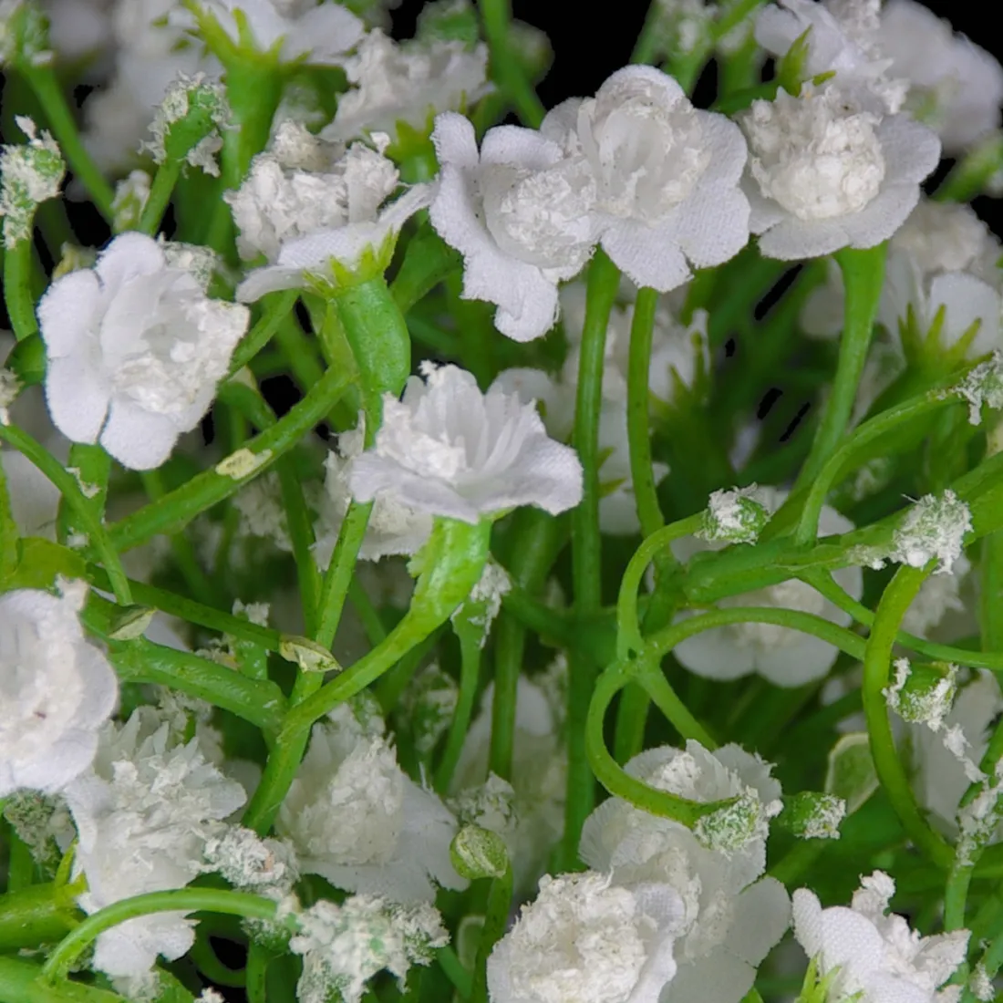 bouquet de gypsophile artificiels 25 cm - détails fleurs