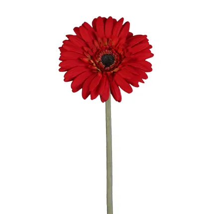 GERBERA artificiel rouge 64 cm