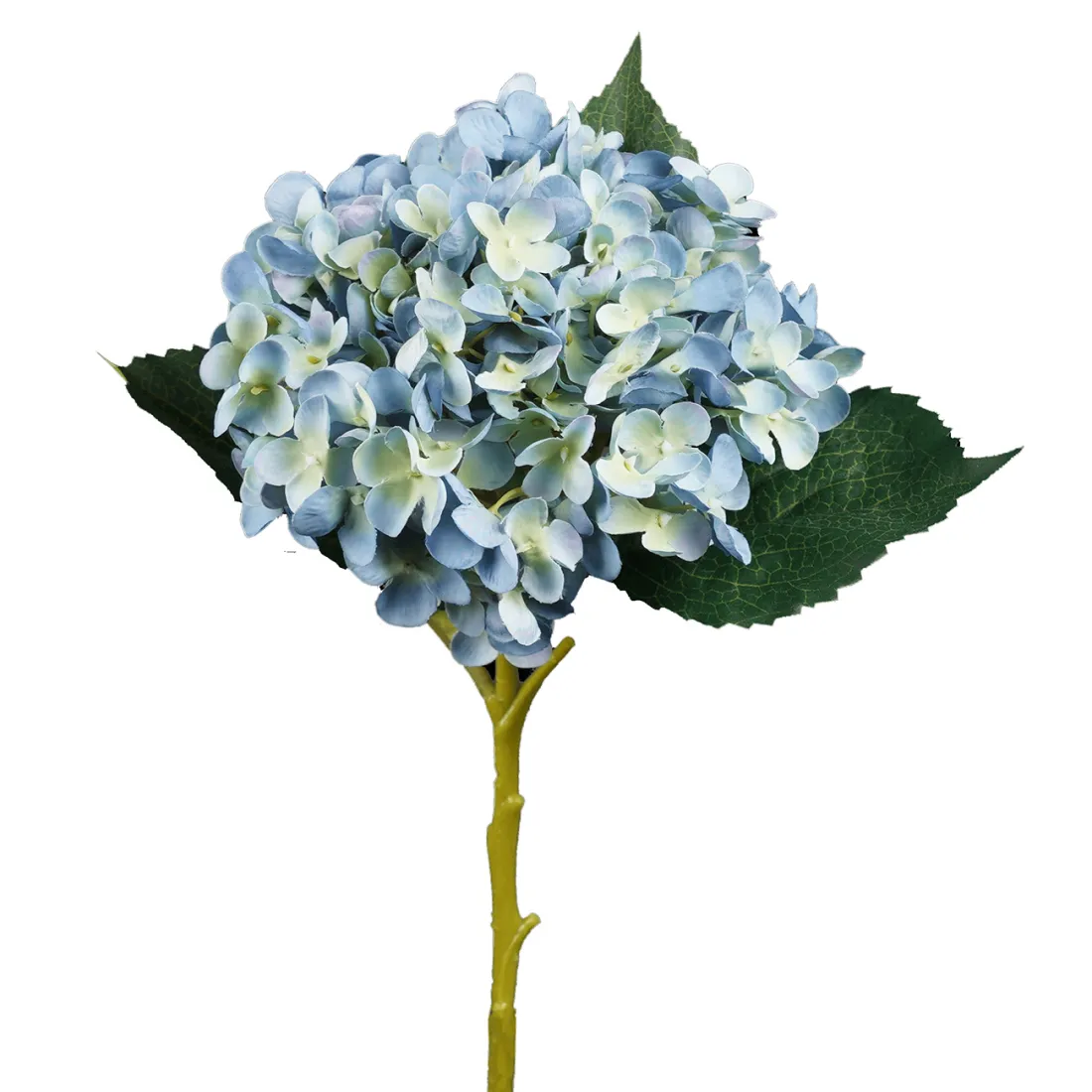 HORTENSIA artificiel 52 cm bleu
