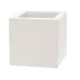 pot cube Strevi   30 à 50 cm blanc