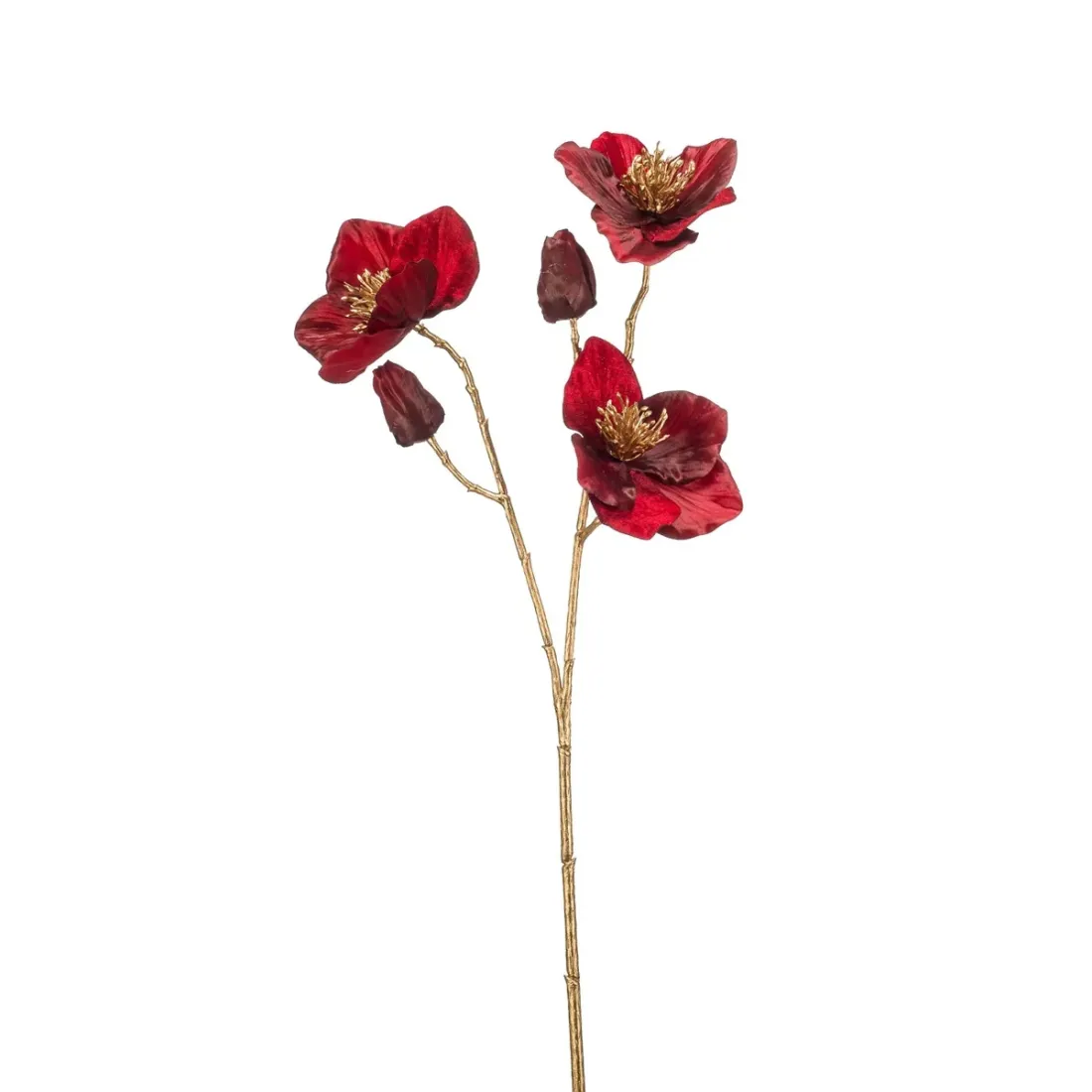 Tige Hellebore artificielle 45 cm - entier