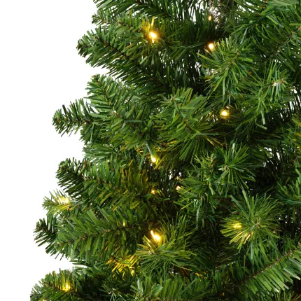 Sapin artificiel lumière du Nord 150 cm à 210 cm avec led - coté