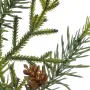 Branche artificielle de SAPIN mixte et pomme de pin 45 cm - détails épines et pomme de pin