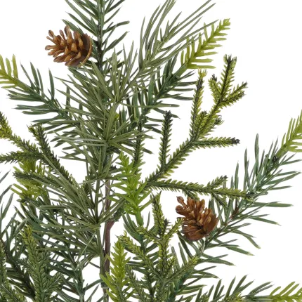 Branche artificielle de SAPIN mixte et pomme de pin 45 cm - feuillage