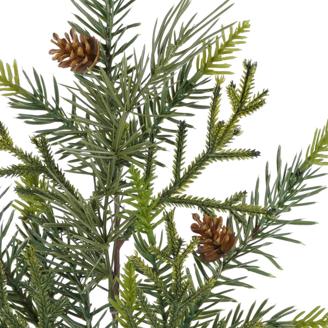 Branche artificielle de SAPIN mixte et pomme de pin 45 cm - feuillage