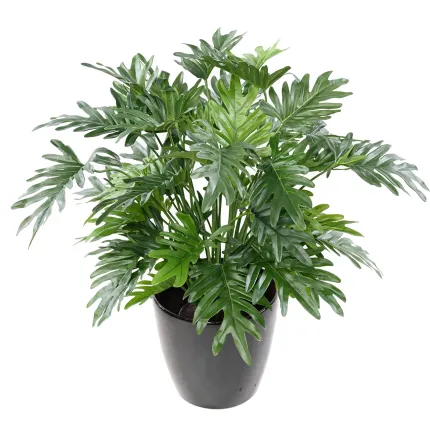 PHILODENDRON SELLOUM artificiel 75 cm - dans un pot