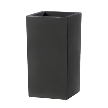 Strevi Cube haut 80 cm gris anthracite