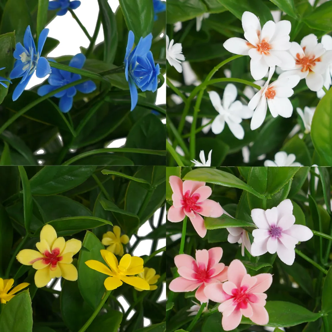 HELIANTHUS artificiel micro 30 cm en pot - 4 couleurs au choix