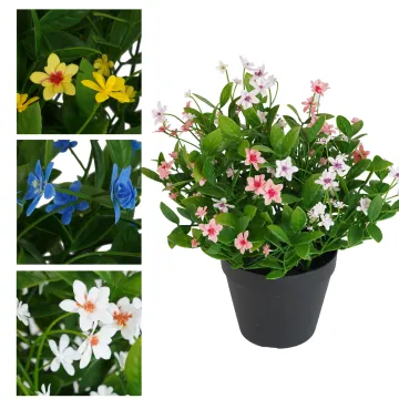 HELIANTHUS artificiel micro 30 cm en pot - 4 couleurs