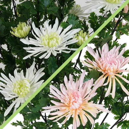 TOKYO artificiel en pot 60 cm blanc ou rose