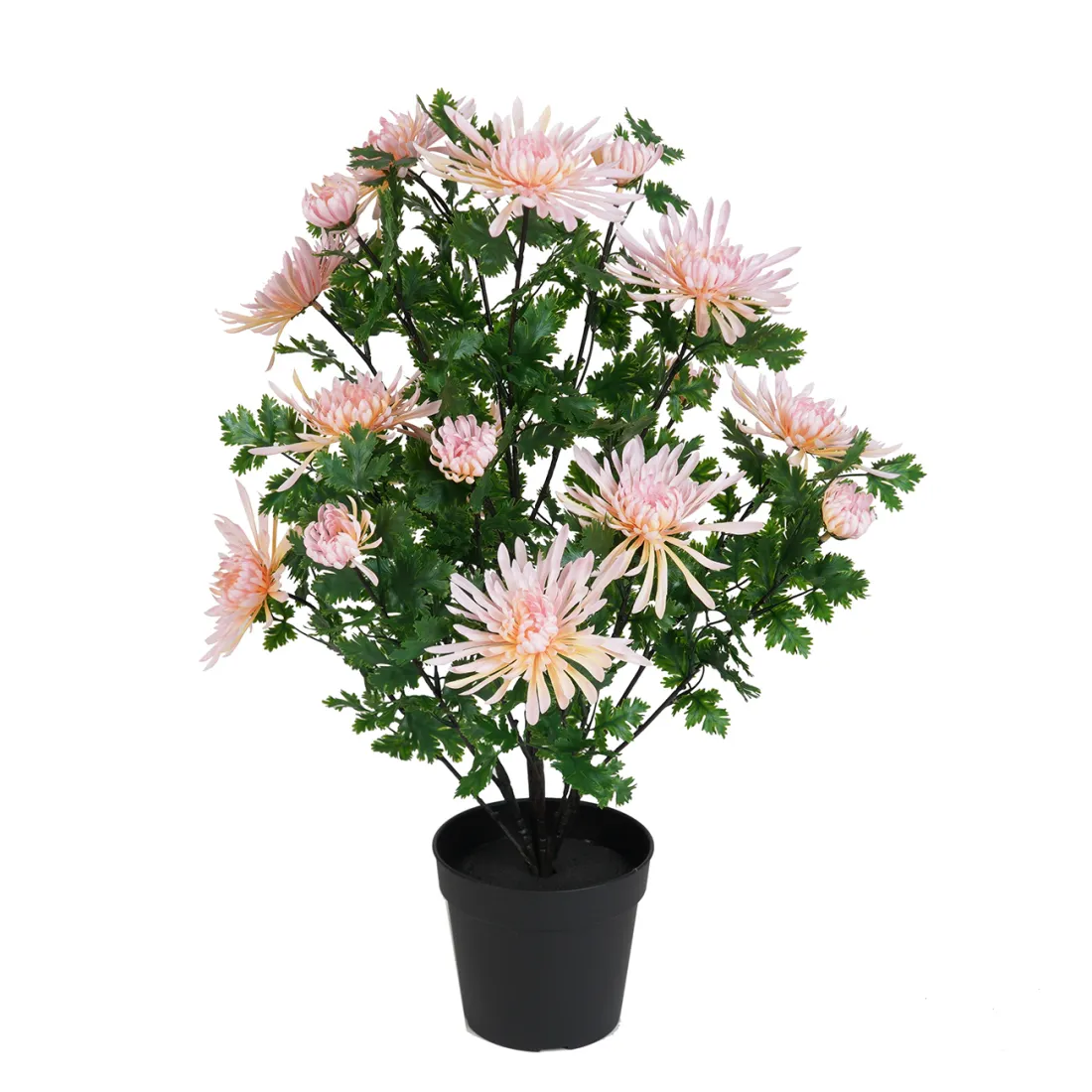 Chrysanthème TOKYO artificiel rose en pot 60 cm
