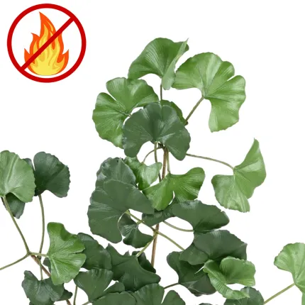 branche artificielle GINKGO 60 cm ANTI FEU - feuillage