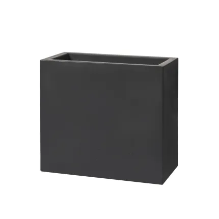 Jardinière Strevi cube droite 70 cm Largeur 99 cm - gris anthracite