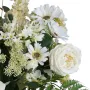 bouquet artificiel blanc 60 cm - détails fleurs