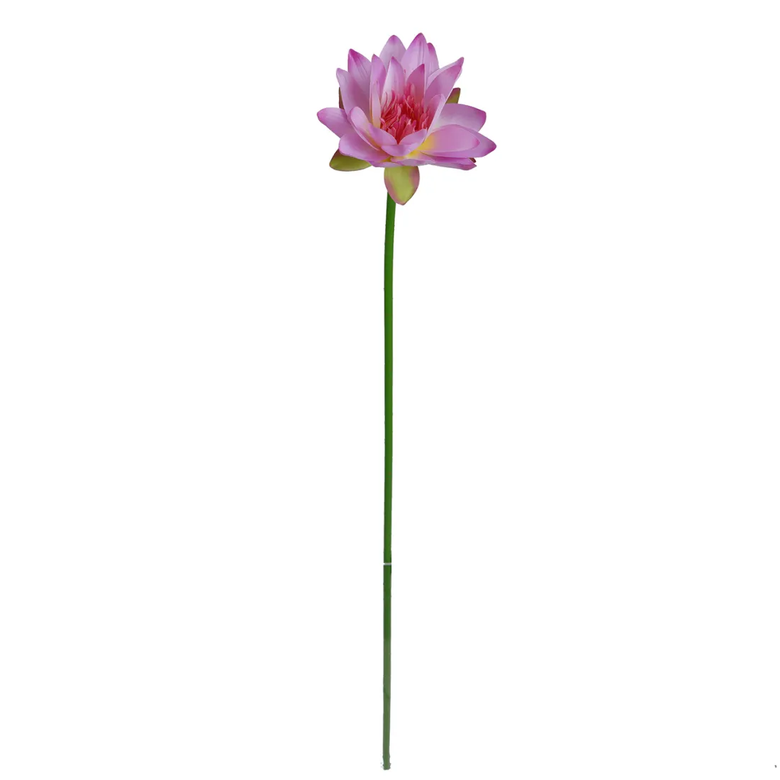 LOTUS artificiel 80 cm rose - en tige