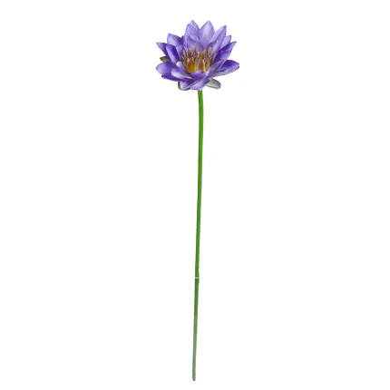 LOTUS artificiel 80 cm violet - en tige