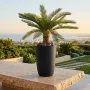 pot METI 45 ou 60 cm - gris anthracite en situation