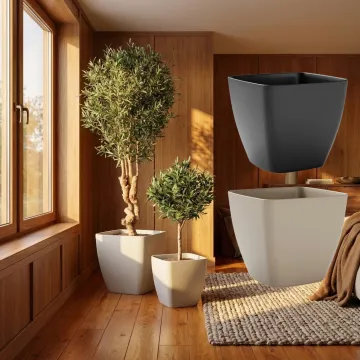 Pot Ceylon  30 ou 40 cm mis en situation - 3 couleurs