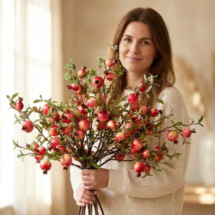 Branche artificielle GRENADE 85 cm en bouquet